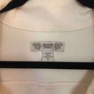 Cotton/spandex blazer